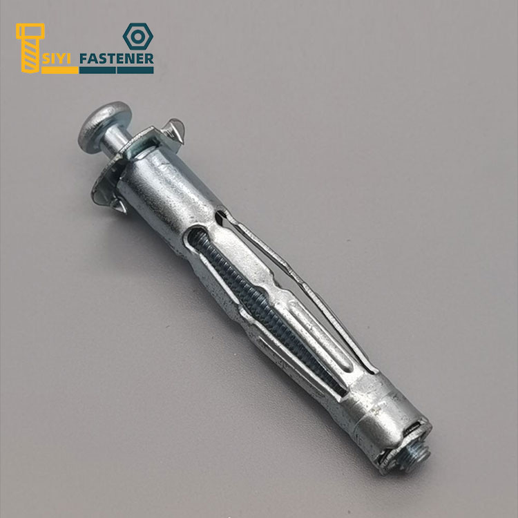 Superficies curatio Carbonis Steel Zinc Plated cavum Wall Anchor