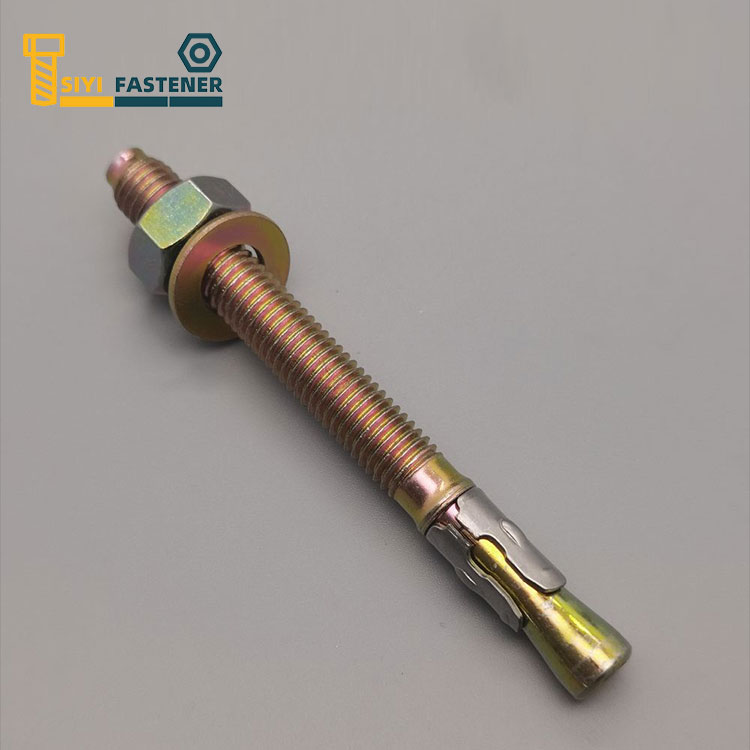 Carbon Steel Cadmiae Plated Cuneum Anchor cum Steel Clip