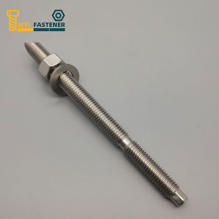 Steel Chemical Anchor with Hex Nut and elementum