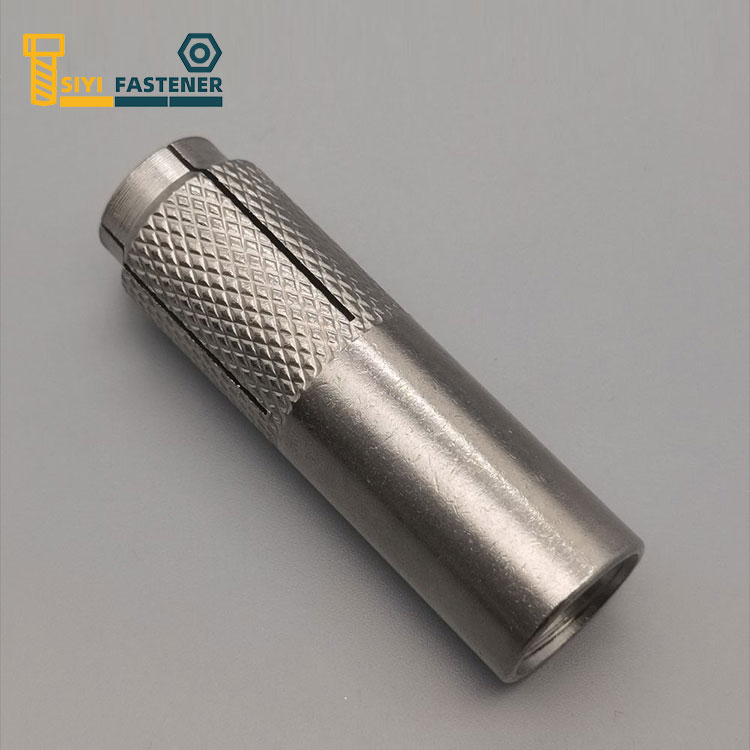 Steel Iacta in anchora cum Knurling